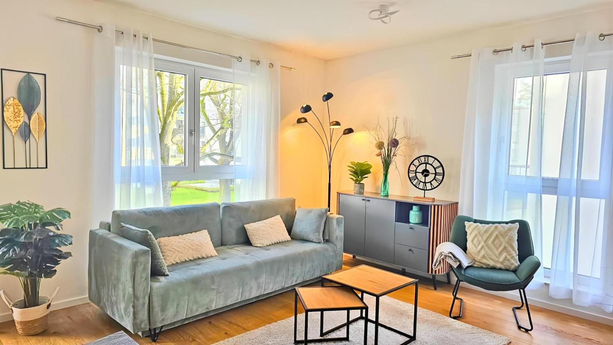 Relaxrefugium Luxus - Kueche, Arbeitsplaetze, Stellplatz & Komfort Fuer Bis 6 Gaeste Apartment *